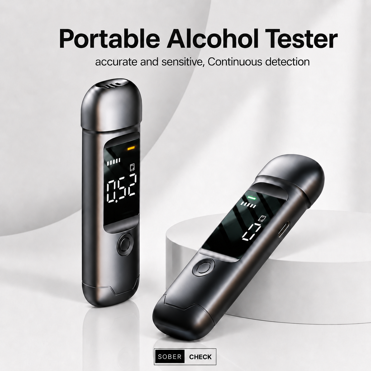 Sober Check™ Premium Portable Breathalyzer